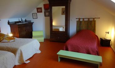 bilde på Triple Room (Val de Seine)-3 Twin Beds Free breakfast Free self parking Free WiFi