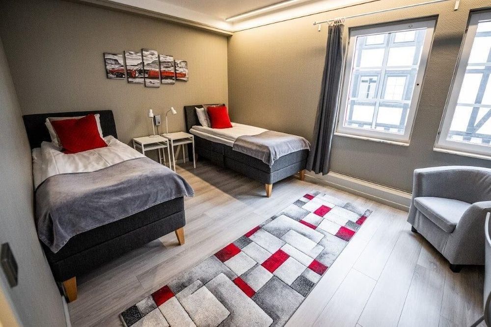 bilde på Tomannsrom, bakgårdsutsikt