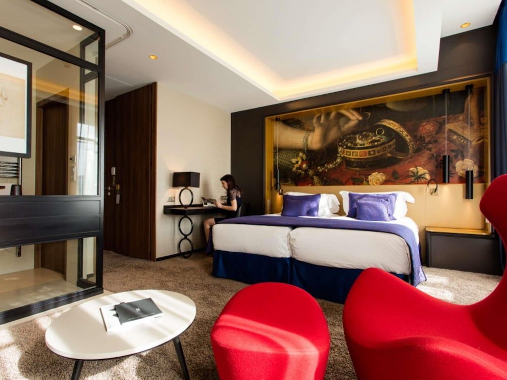 bilde på Tomannsrom – deluxe, 2 enkeltsenger (Darcy Square view)